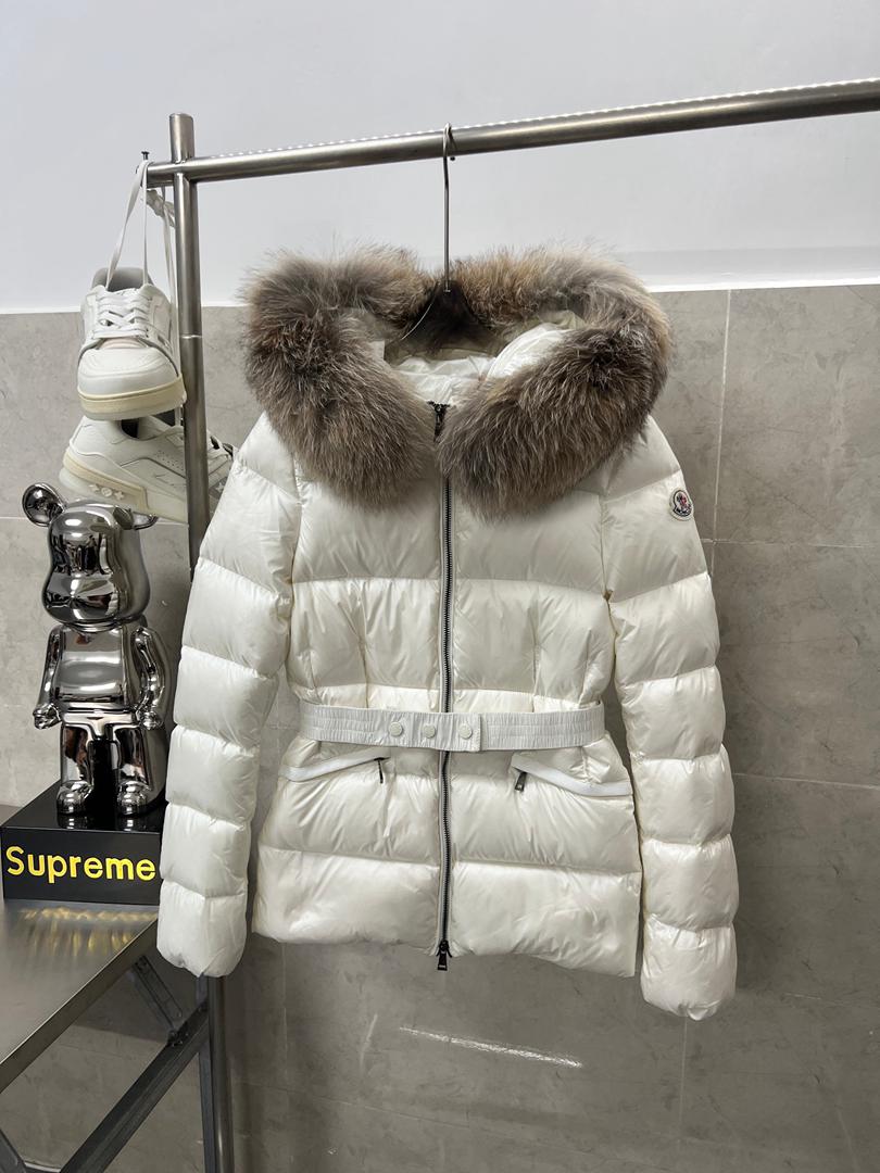 Arctic Luxe Quilted Jacket with Fur Hood