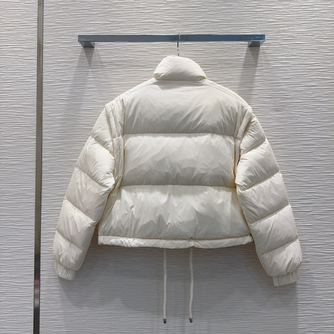 Cream Detachable Puffer