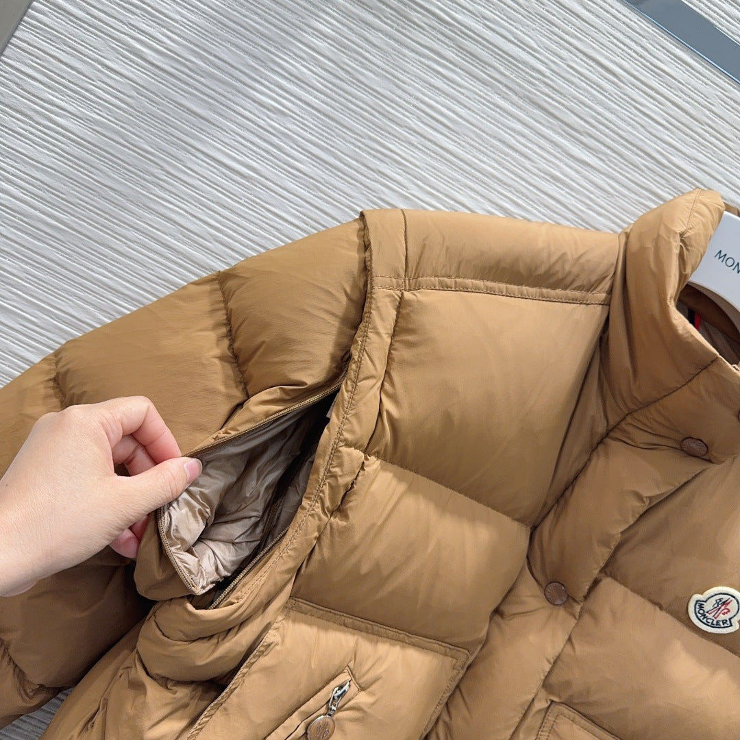Caramel Detachable Puffer