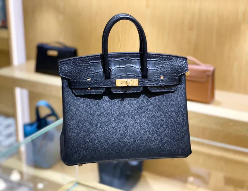25 Crocodile & Togo Matte Bag