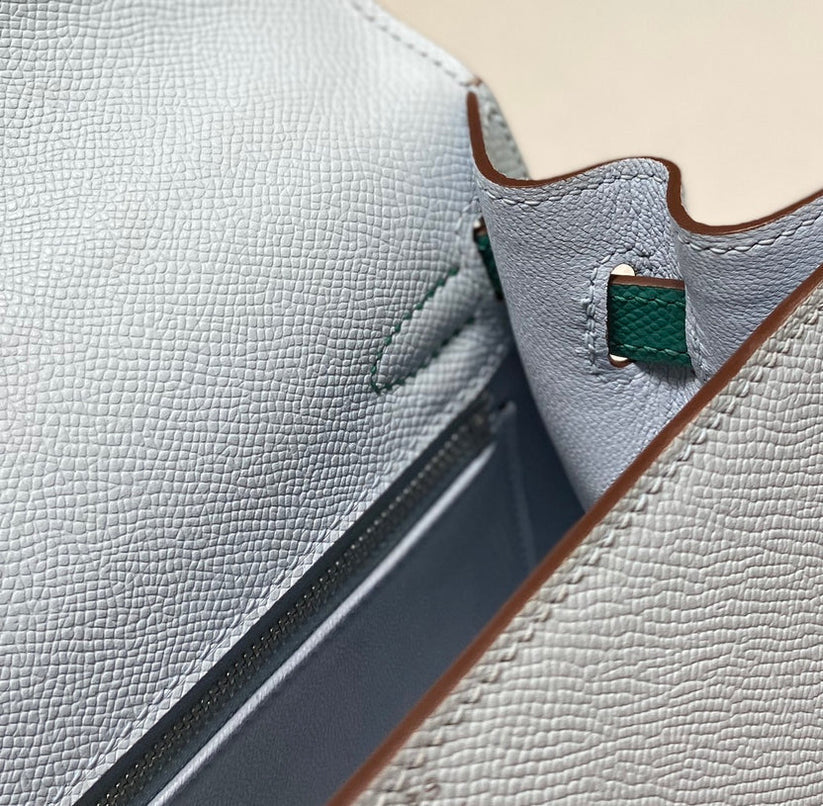 Tricolor Leather Bag 28